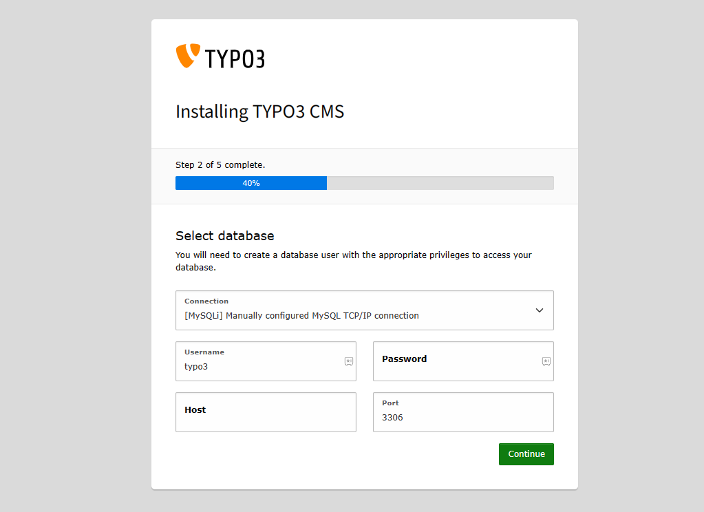 Database Configuration